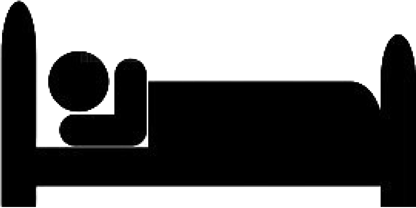 Bedroom Download Icon - Bed Silhouette (1200x1098), Png Download