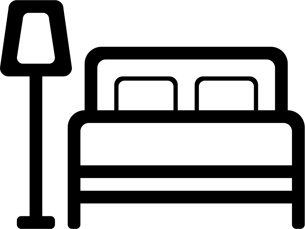 Bedroom Comments - Bedroom Line Icon Png (981x736), Png Download