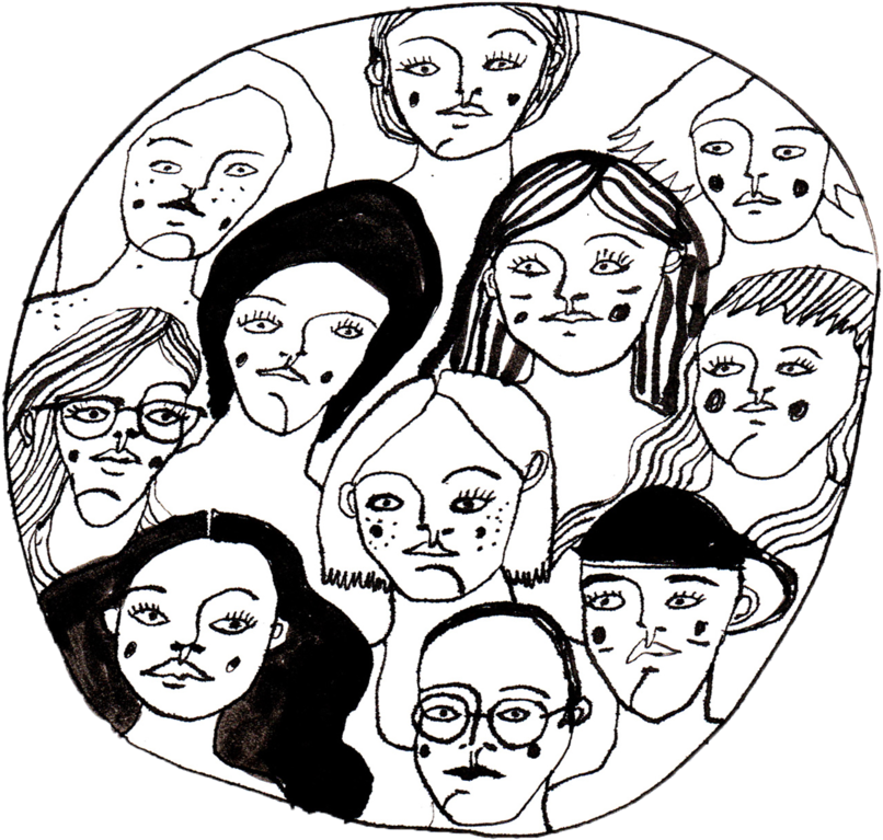 Bombassbabes Faces - Portable Network Graphics (1000x929), Png Download