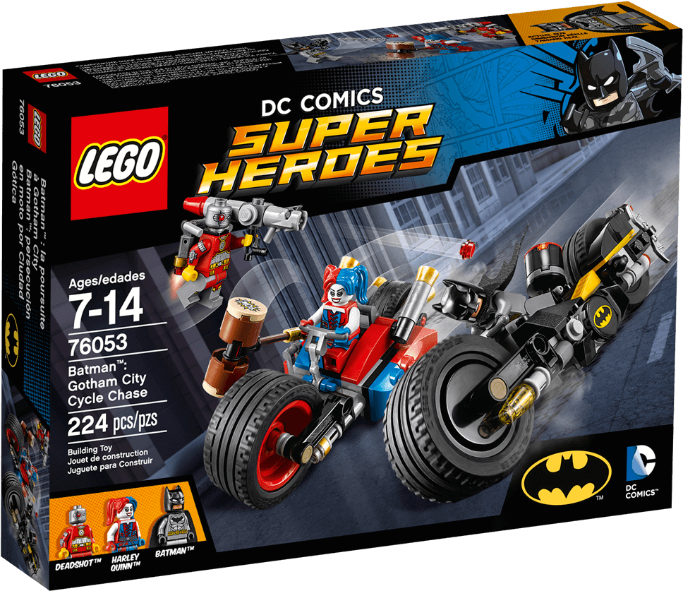 Lego 76053 Gotham City Cycle Chase - Lego 76053 (1488x837), Png Download