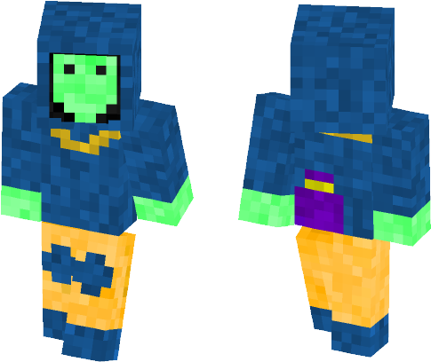 Install Plague Knight Skin Instruction - Minecraft (584x497), Png Download