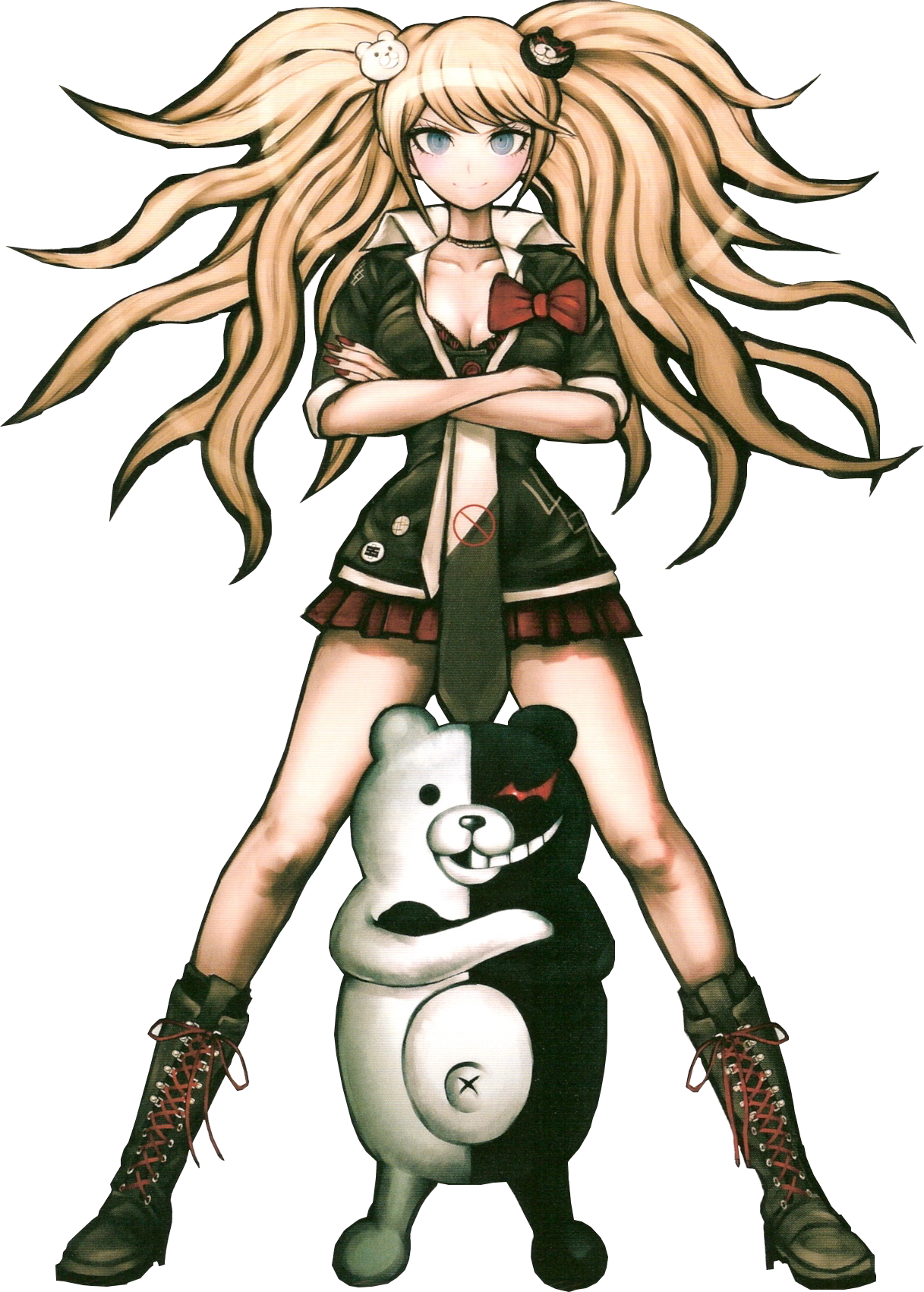 Dangan Ronpa Png By Bloomsama - Danganronpa Dangan-ronpa Junko Enoshima Cosplay Anime (1217x1702), Png Download