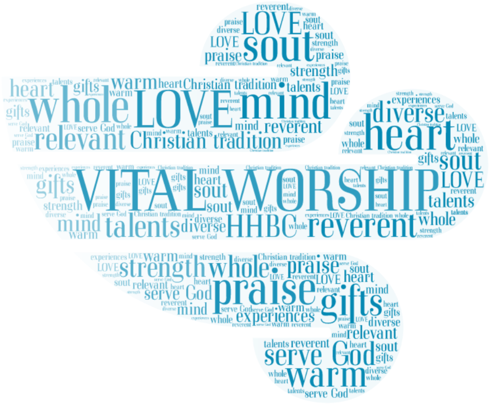 Vitalworshiplogocloud - Highland Hills Baptist Church (1000x943), Png Download