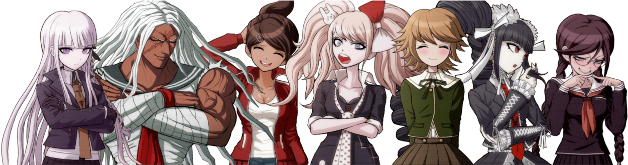 “ High Resolution Danganronpa 1 Sprites I Promised - Danganronpa Asahina X Reader (1280x328), Png Download