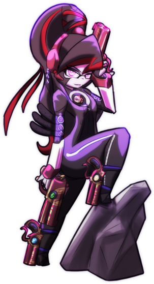 Bayonetta 2 Fictional Character Horse Like Mammal Violet - Bayonetta (500x578), Png Download