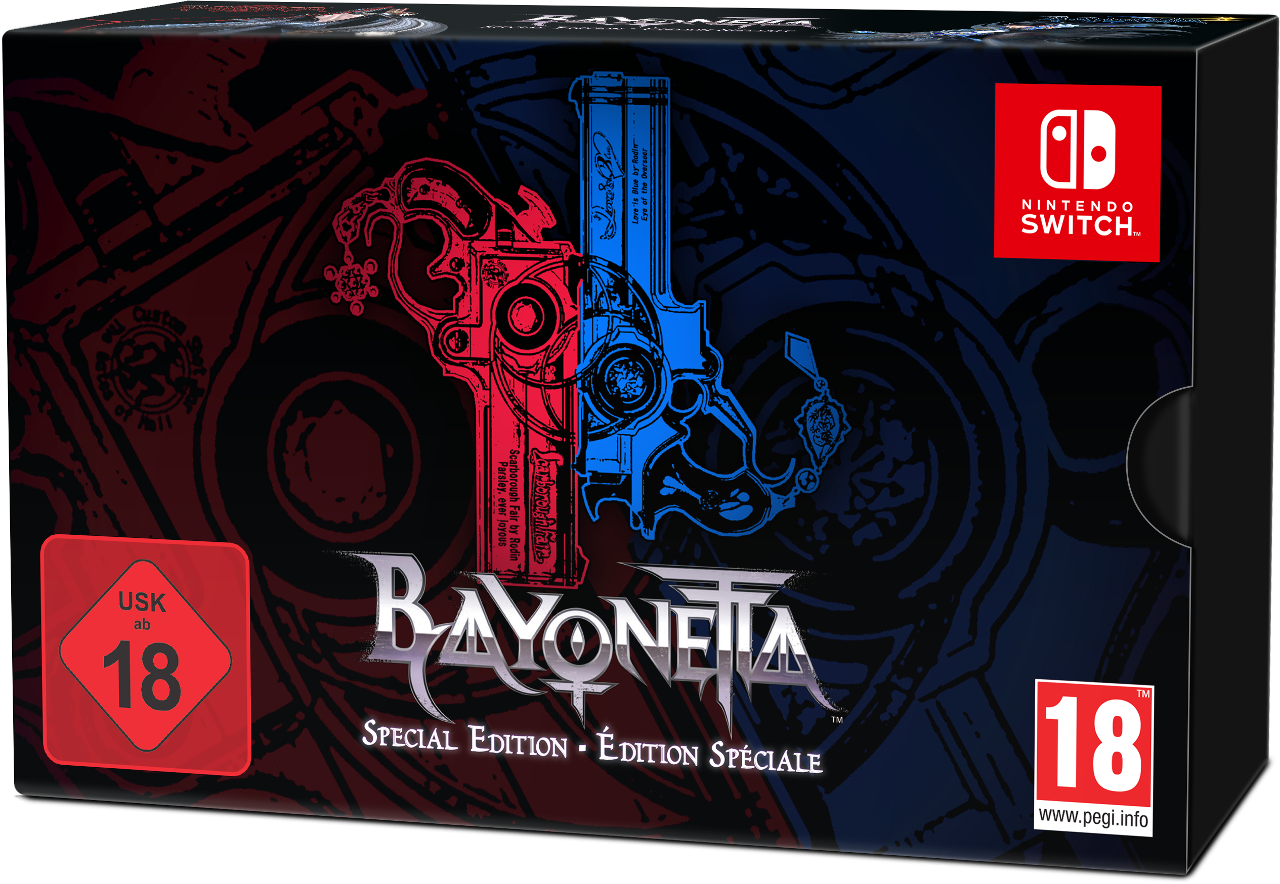 Bayonetta 2 - Special Edition - Special Edition Nintendo Switch (3200x2600), Png Download