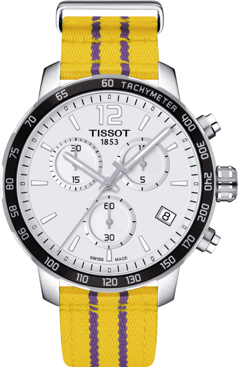 Tissot Quickster Chronograph Nba Los Angeles Lakers - Lakers Tissot (555x840), Png Download