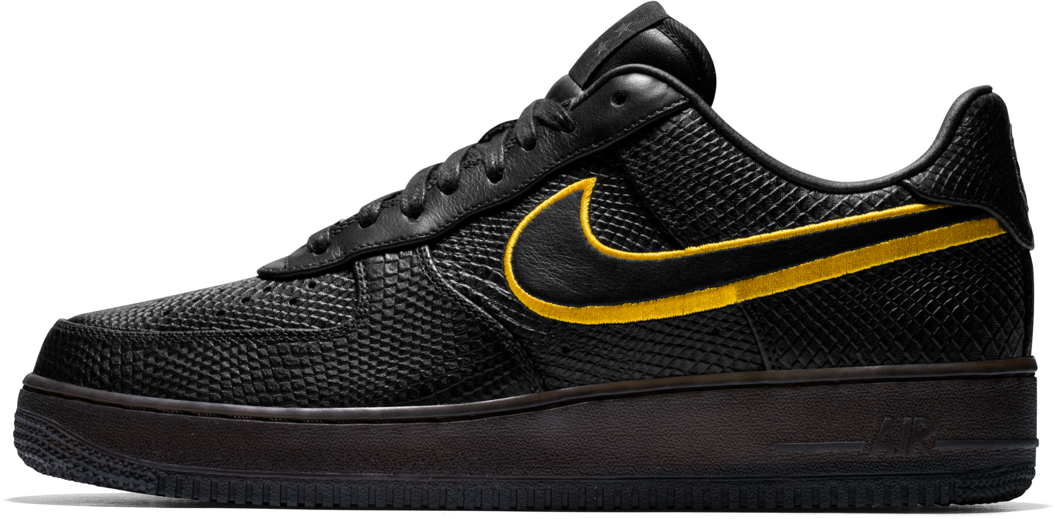 As A Testament To One Of The Greatest Athletes In Pro - Nike Air Force Black Mamba (2500x1666), Png Download