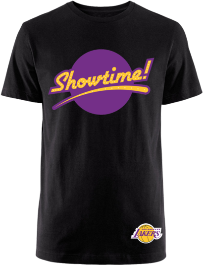 Showtime Lakers T Shirt (450x600), Png Download