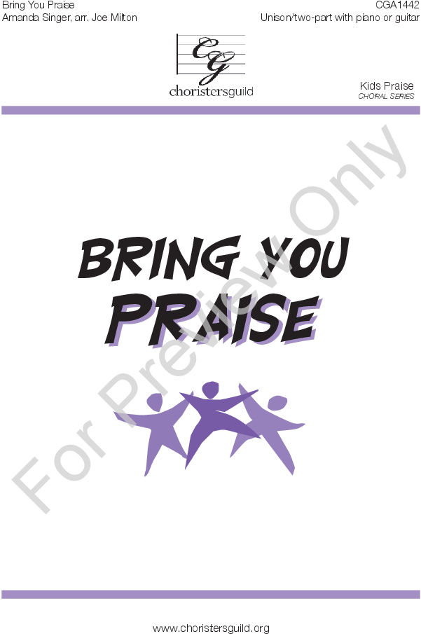 Bring You Praise Thumbnail Bring You Praise Thumbnail - J.w. Pepper & Son (672x984), Png Download