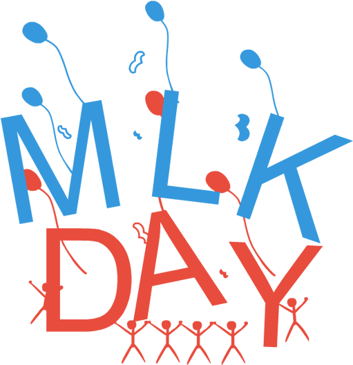 Martin Luther King Day Png Png Black And White - Martin Luther King Day 2018 Clip Art (600x630), Png Download