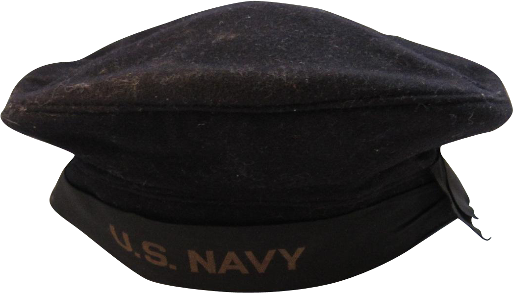 Wwii Us Navy Blue Wool Hat Cap Nautical - Hat (1045x1045), Png Download