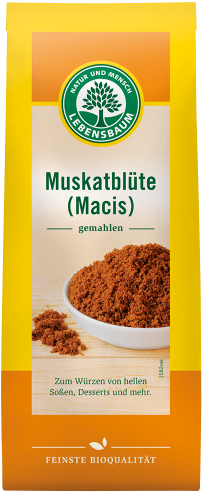 For Seasoning Bechamel Based Sauces, Desserts And More - Lebensbaum Mace, Ground, 30g (474x533), Png Download