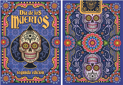 Dia De Los Muertos Painted Playing Card - Dia De Muertos Playing Cards (400x400), Png Download