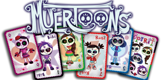 Dia De Los Muertos Deck - Steve Jackson Games Muertoons Mix-up Card Game (654x280), Png Download