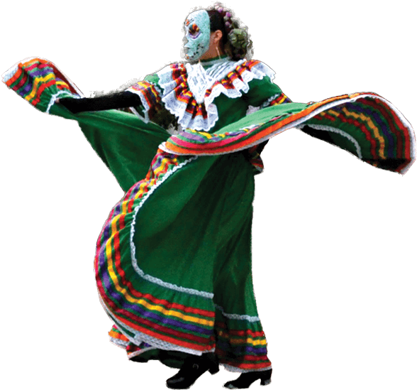 Dia De Los Muertos - Dia Delos Muertos Images Grupo Folklorico Valle Del (670x635), Png Download