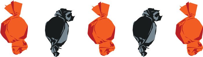 For A Few Years, I Got Sick Each Halloween, And The - Origami (800x345), Png Download