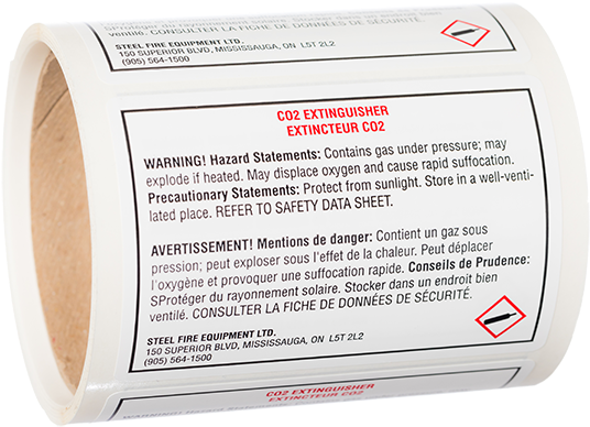 Co2 Blank Label, Sds Format - Circle (700x700), Png Download