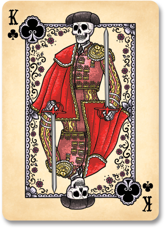 The Design - Dia De Los Muertos Cards Tattoo (700x902), Png Download