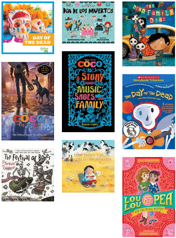 Día De Los Muertos / Day Of The Dead - Coco - Audio Book (436x533), Png Download
