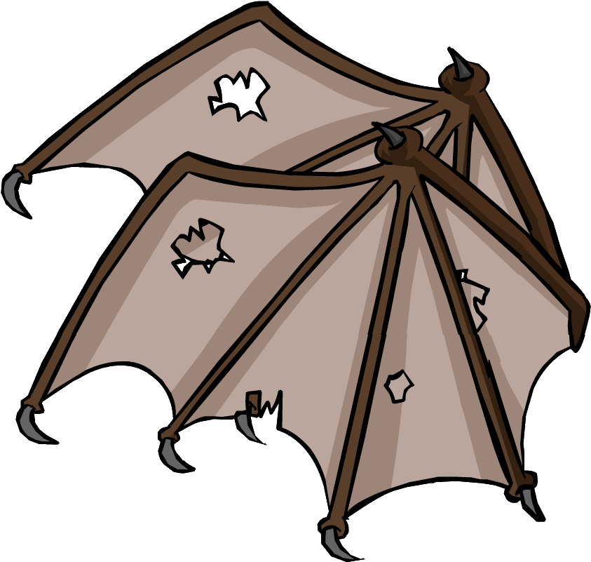 Brown Bat Wings Icon 3135 - Club Penguin Wings (853x802), Png Download