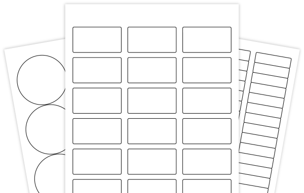 Hundreds Of Blank Label Templates In Pdf Format, So - Microsoft Word (600x382), Png Download
