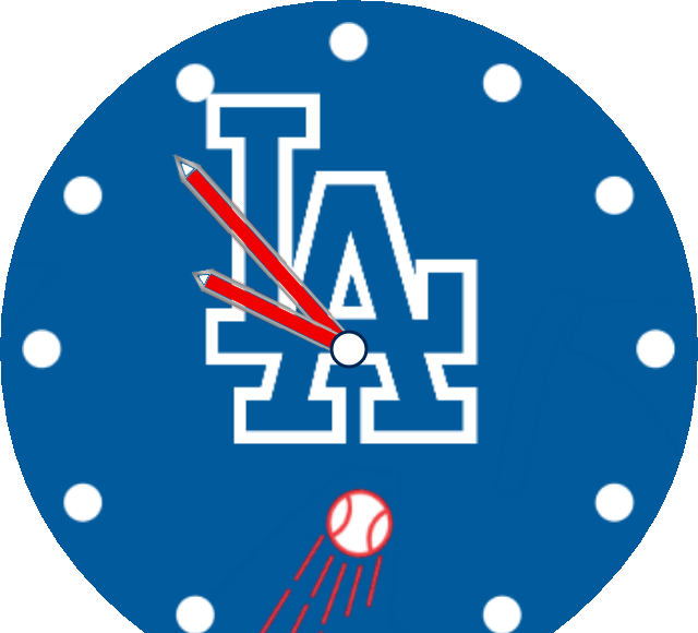 Dodgers Drawing Dia De Los Muertos Vector Library - La Dodgers (640x580), Png Download