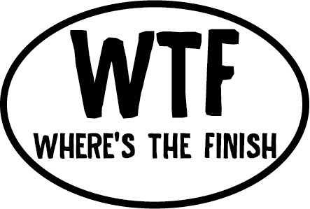 Where's The Finish Oval Magnet - Oval (443x299), Png Download