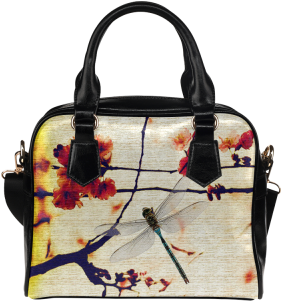 Interestprint Floral Print Dragonfly Women's And Girl's - Casecoco 3d Santa Claus Christmas Women's Pu Leather (400x400), Png Download