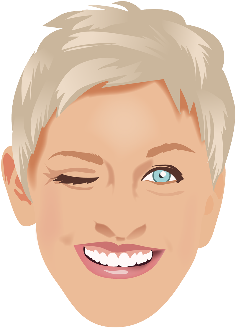 Ellen Heart Eyes Emoji (1200x1200), Png Download