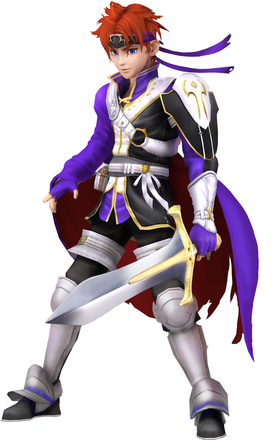 Roy Alt Costume Smashbros - Roy Project M Png (955x1455), Png Download