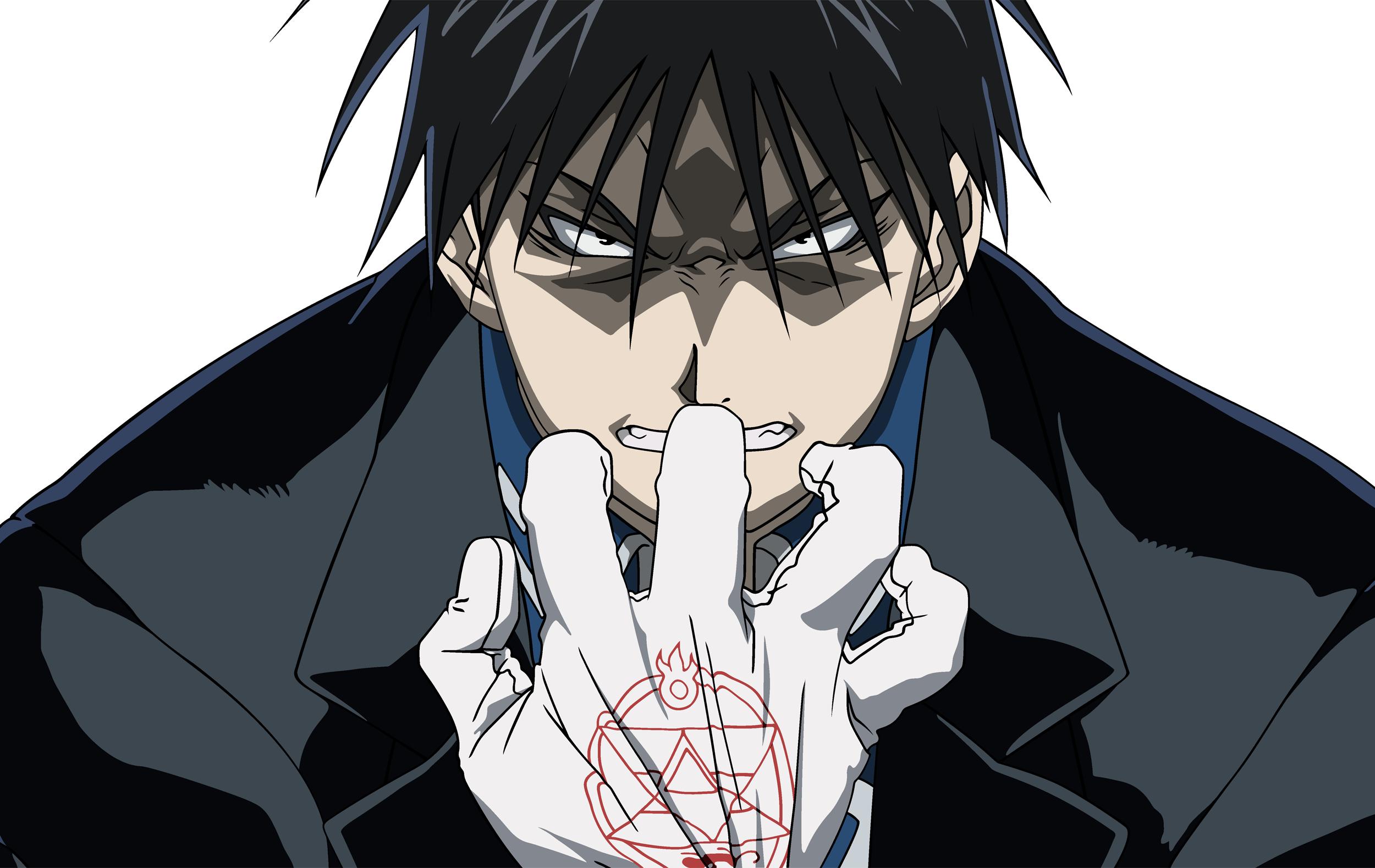 Download Png - Roy Mustang E Riza Hawkeye (2500x1579), Png Download