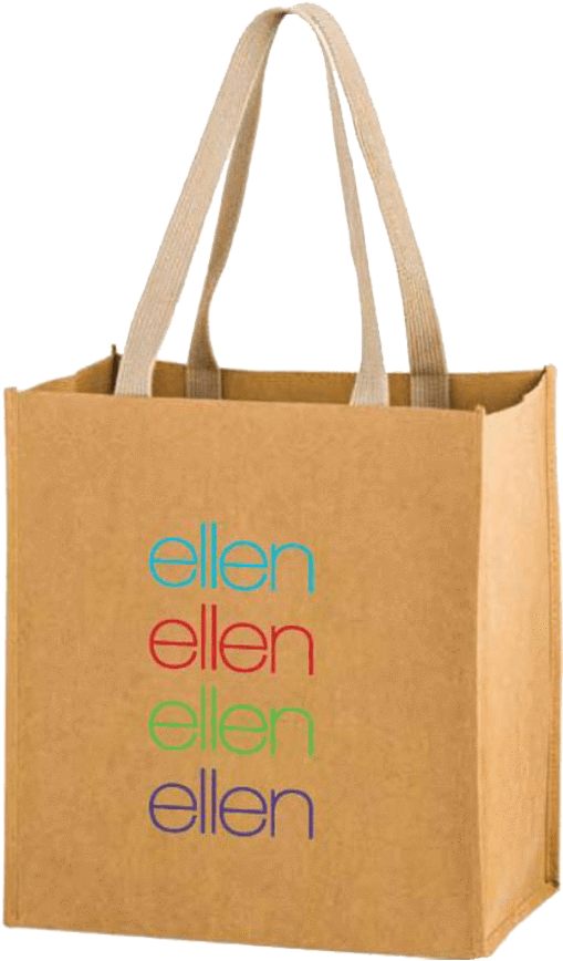 Be Stylish And Earth-friendly For Every Shopping Trip - Custom Tsunami - Washable Kraft Paper Grocery Tote (1000x1000), Png Download