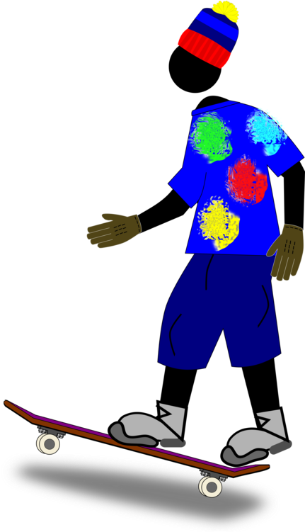 Skateboarding Trick Computer Icons Ollie - Clip Art (437x750), Png Download