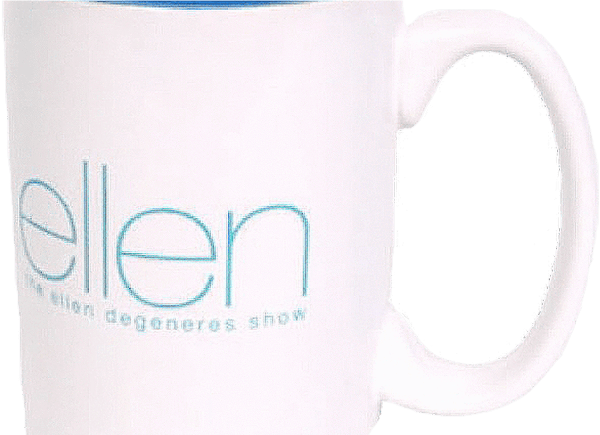 Official Ellen Degeneres Show Mug Blue - The Ellen Degeneres Show (1368x855), Png Download