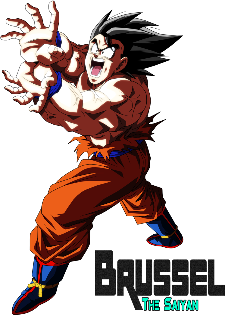 Son Goku Kamehameha By Brusselthesaiyan - Base Goku Kamehameha Png (756x1055), Png Download