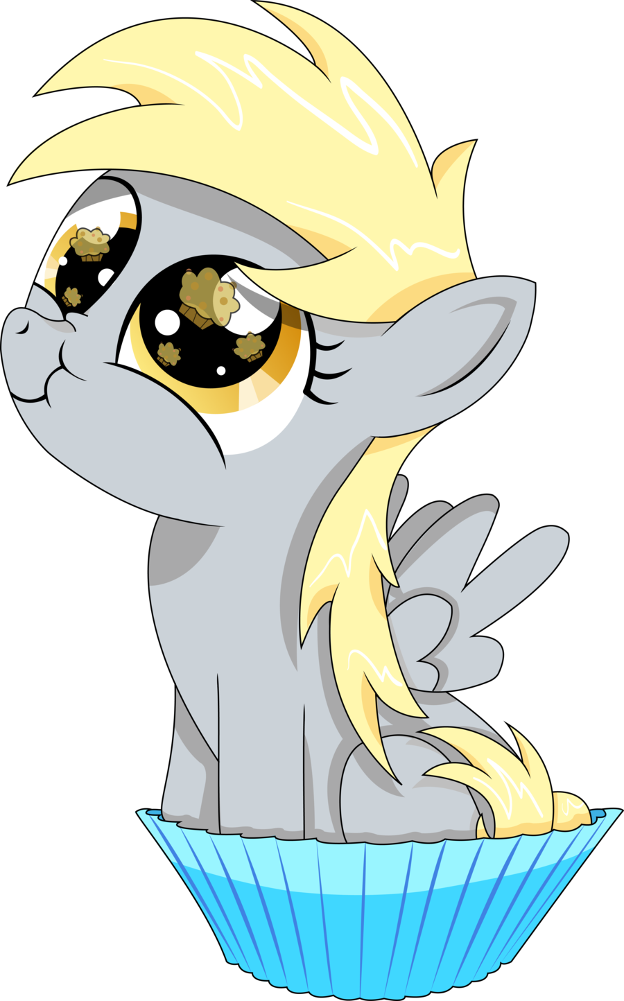 Image - My Little Pony Derpy Cute (900x1444), Png Download