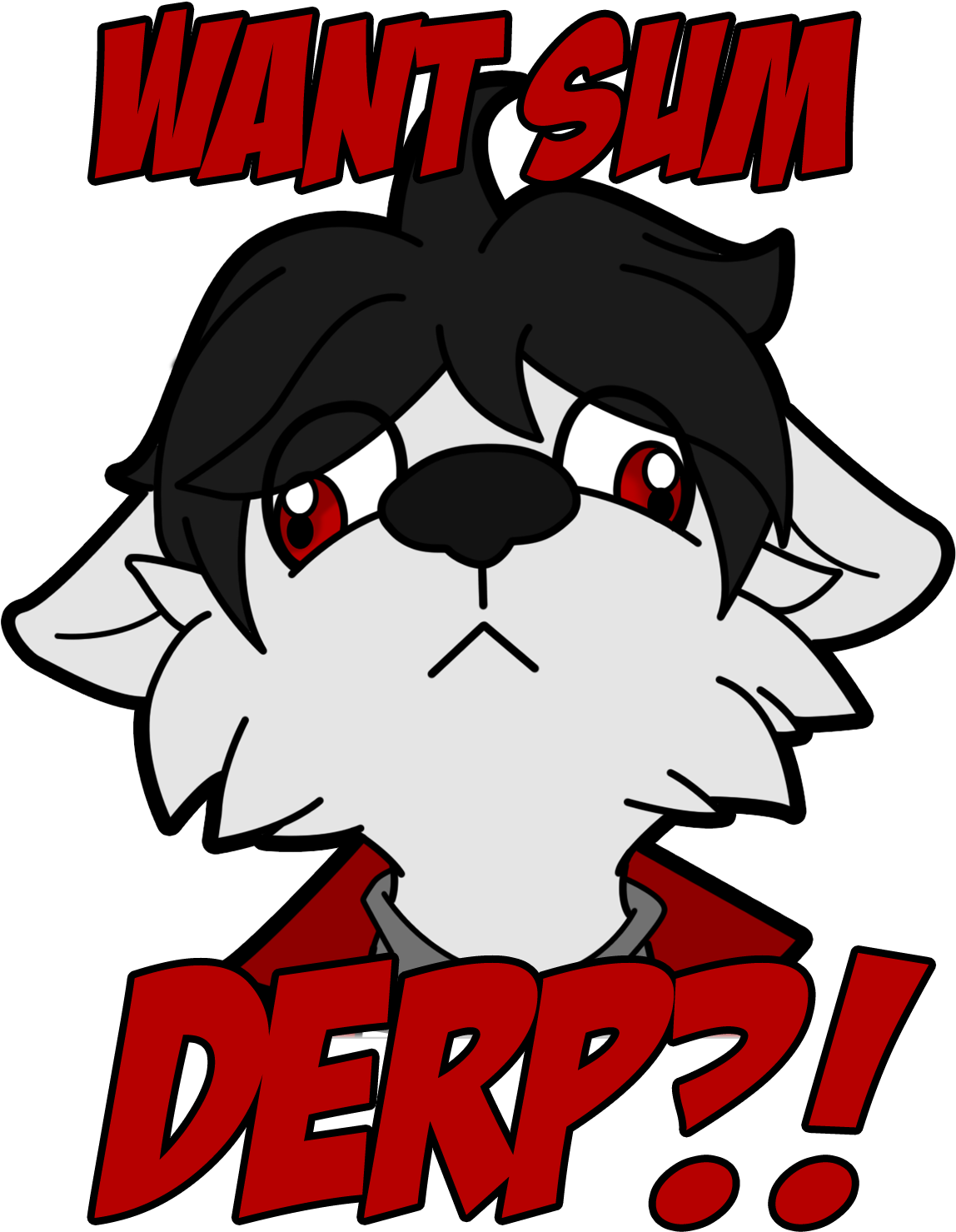 Want Sum Derp - Cartoon (1157x1513), Png Download