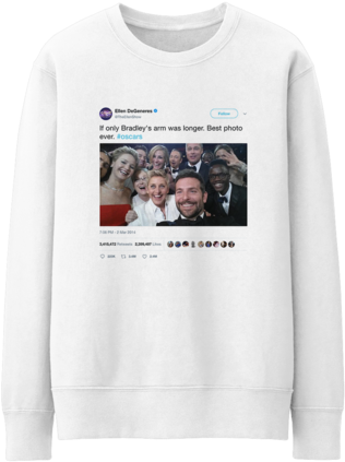 Ellen Degeneres If Only Bradley Cooper Arm Was - Companion To Celebrity By P. David Marshall (441x480), Png Download