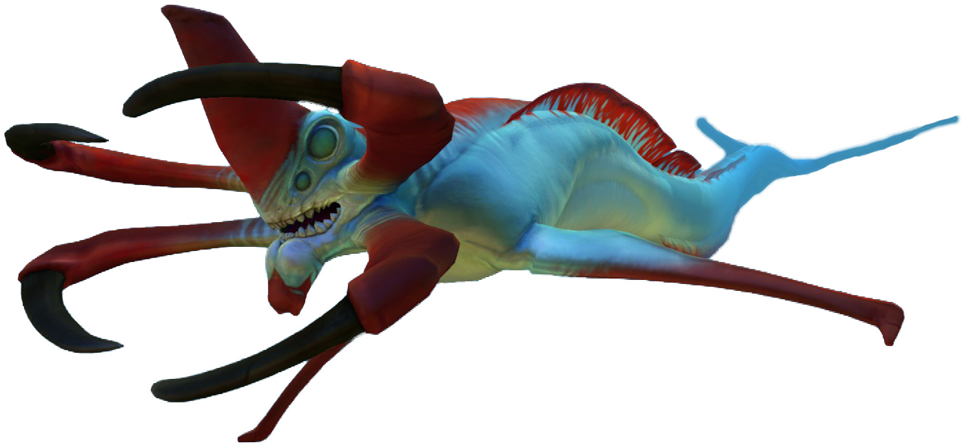 Png Freeuse Library Leviathan Drawing Behemoth - Subnautica (1458x664), Png Download