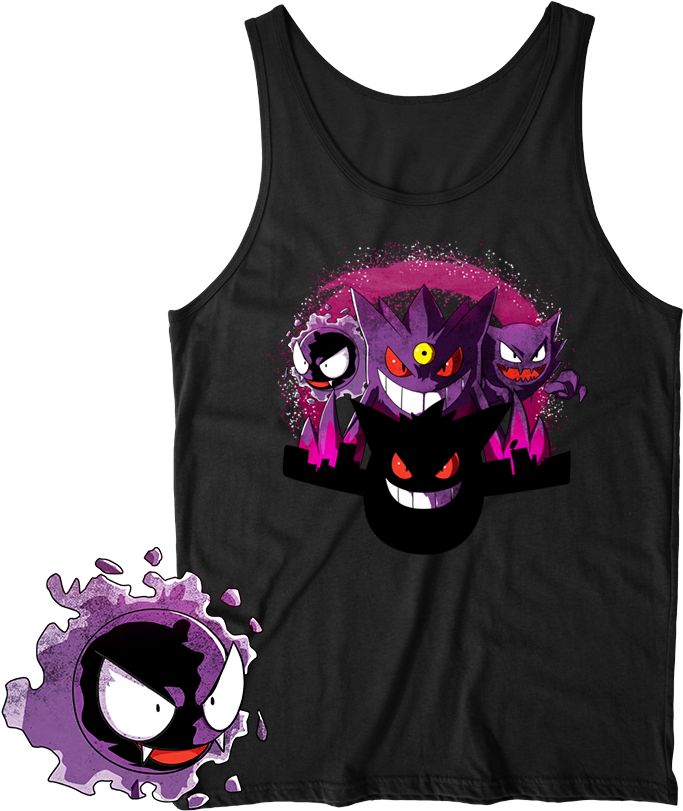 Halloween Pokemon Shirt (857x810), Png Download