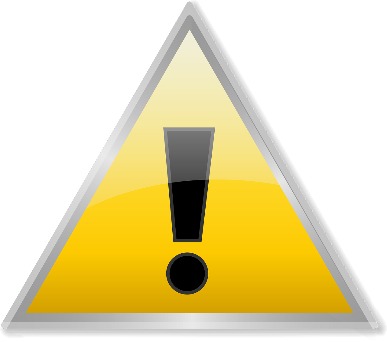 Icon Png Vector Danger (1280x1130), Png Download