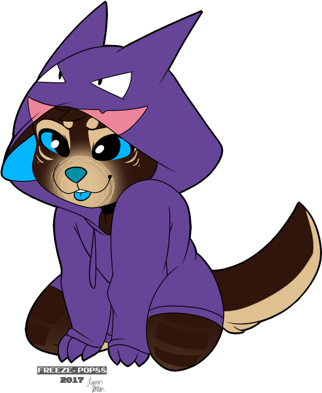 [ych Commission] Apollo Haunter Hoodie - Cartoon (1093x1057), Png Download
