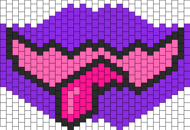 Haunter Tongue Kandi Mask - Kandi Mask Naruto Patterns (651x445), Png Download