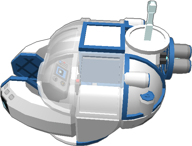 From The Amazing Game Subnautica Warning - Cartoon (768x768), Png Download