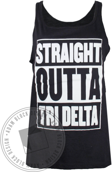 Delta Delta Delta Straight Outta Tank Top - Straight Outta 1967 50th Birthday Shirt (464x585), Png Download