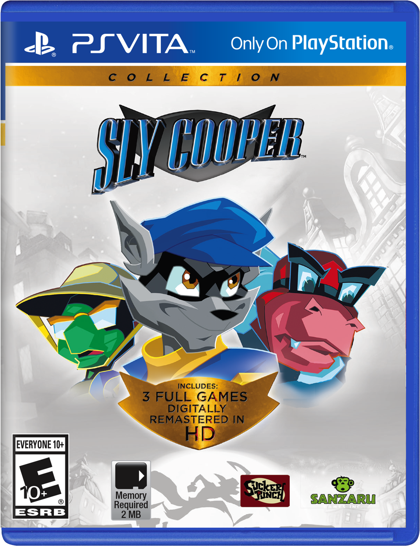 Banned - Sony Sly Cooper Collection Ps Vita (1590x2000), Png Download