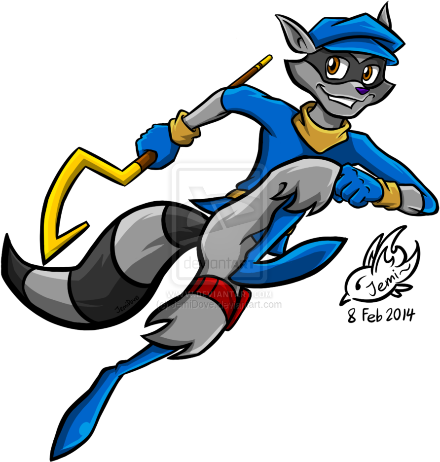 Sly Cooper By Jemidove - Sly Cooper 2 (900x950), Png Download