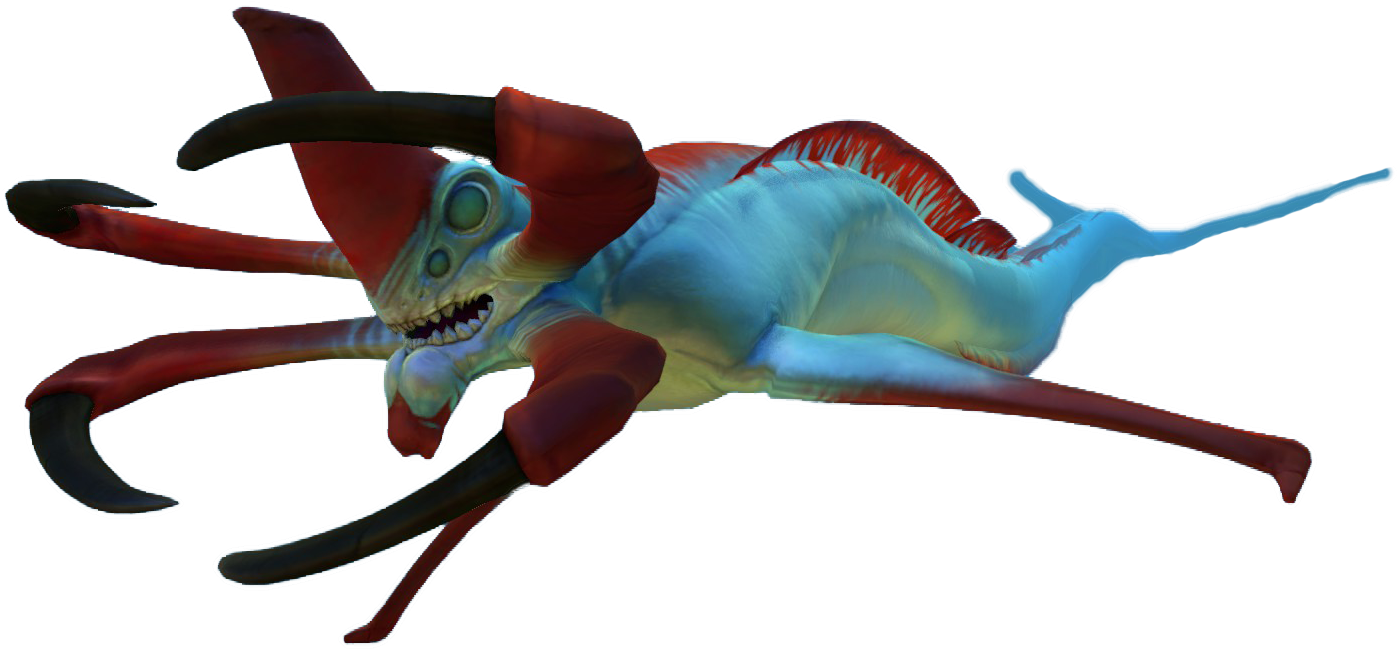 Reaper Overall - Subnautica (1458x664), Png Download