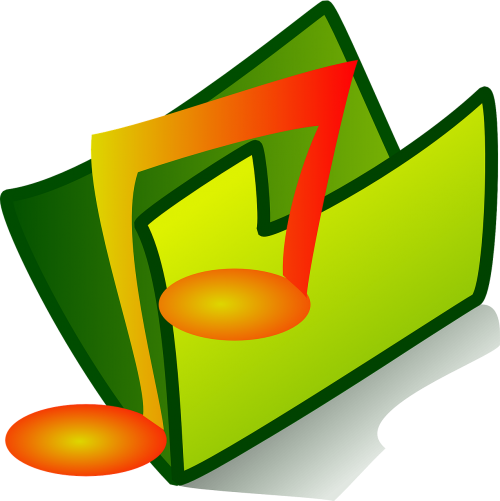 Vector - Imagenes Png Carpeta De De Musica (500x501), Png Download